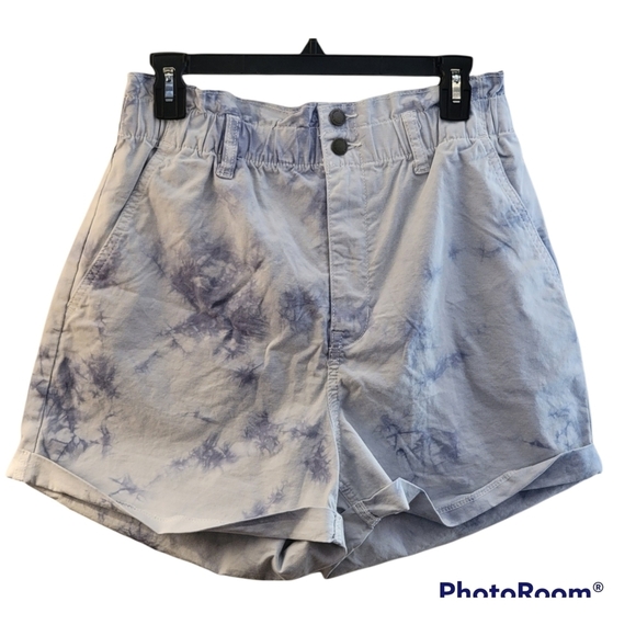 Universal Thread High rise blue cloud tie dye shorts Blue Size M - Picture 5 of 10